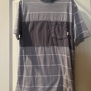 Gray Striped Vans Shirt